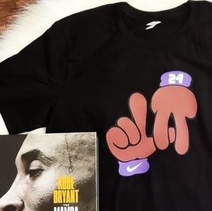 Lakers Kobe Bryant #8 #24 Shirt LA fingers